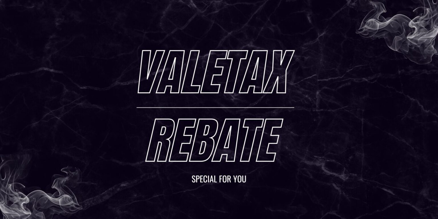 Valetax cashback